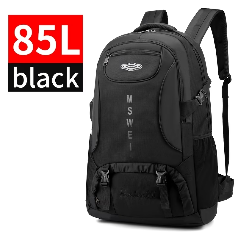 Two Models Available: 17.17gal and 22.45gal Men's Travel Backpacks, Large-capacity Carry-on Luggage Bags Compliant with Airline Regulations, Durable and Wear-resistant Oxford Fabric Backpacks