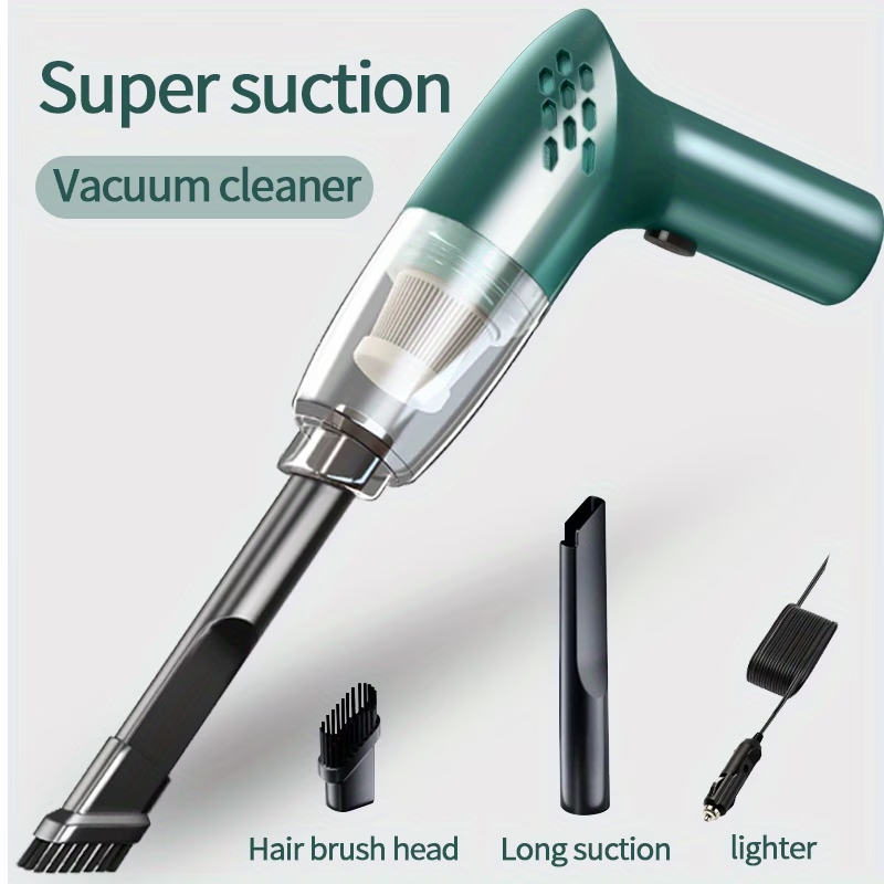 12V 5100PA Hand-held Car Vacuum Cleaner | Super Strong Suction, High-power, Portable, Mini, with Crevice and Accessory Kit,  Without Battery