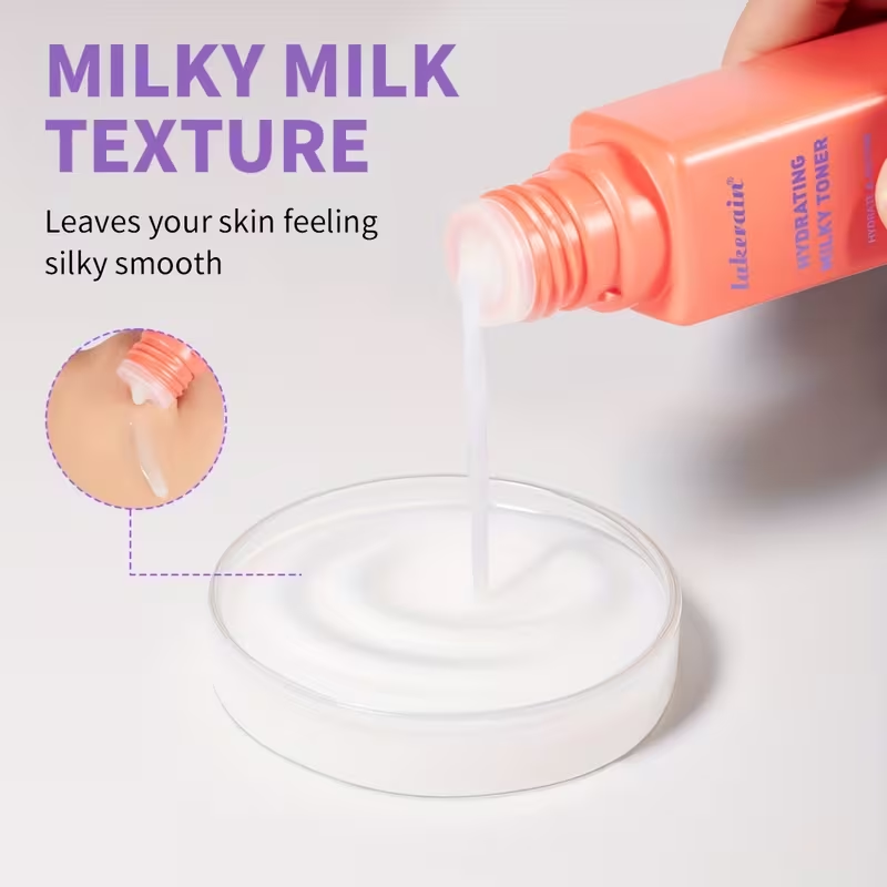 Lakerain Moisturizing Cream Toner, a Base Before Toner Makeup, with a Milky White Texture, Moisturizing And Nourishing Ingredients, Refreshing And Non-Greasy
