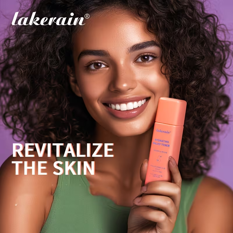 Lakerain Moisturizing Cream Toner, a Base Before Toner Makeup, with a Milky White Texture, Moisturizing And Nourishing Ingredients, Refreshing And Non-Greasy