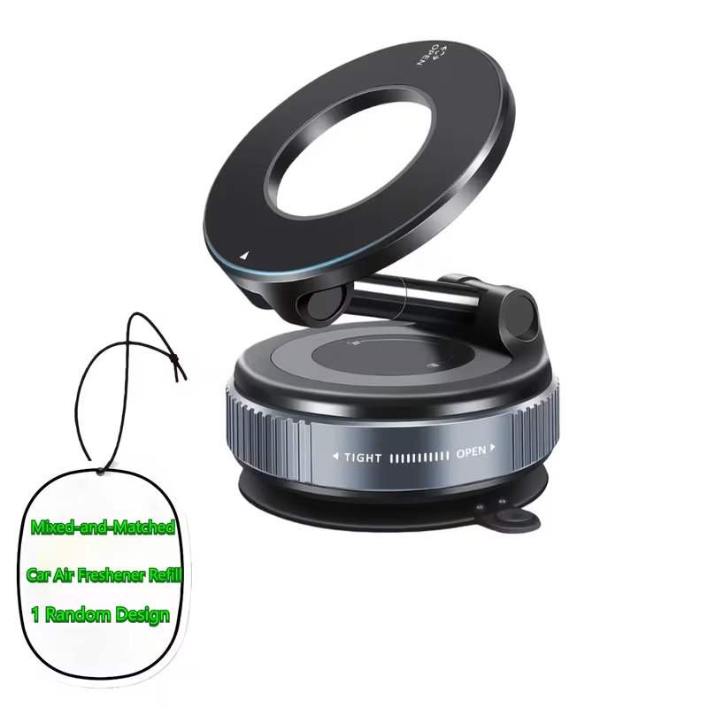 A 360° Adjustable Magnetic Phone Holder, Suitable for Use on Car Dashboards, Compatible with Iphone 16/15/14/12 Series, Portable Foldable Car Phone Stand
