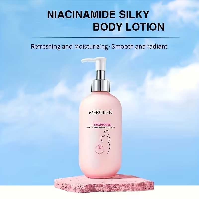 Niacinamide Body Lotion 250g, Containing Niacinamide, Hyaluronic Acid, Calendula, Can Moisturize Skin. The Ingredients Are Mild and Suitable for All Skin Types