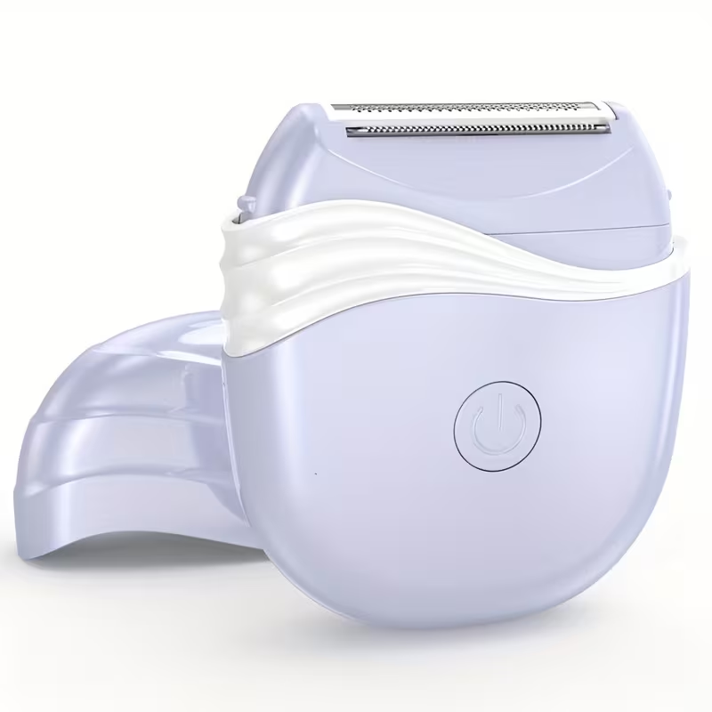 Women'S Electric Shaver, Bikini Trimmer, Leg, Underarm, Cordless Hair Removal Shaver for Face with Detachable Head, Compact Electric Shaver for Women, Father'S Day Gift