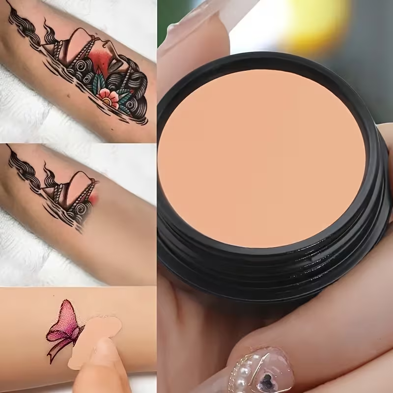 Concealer Cream/Waterproof And Sweat-Proof/Tattoo Cover-Up Cream/Long-Lasting Foundation/15G Natural Makeup Effect/Suitable for All Skin Types/High Coverage Cream