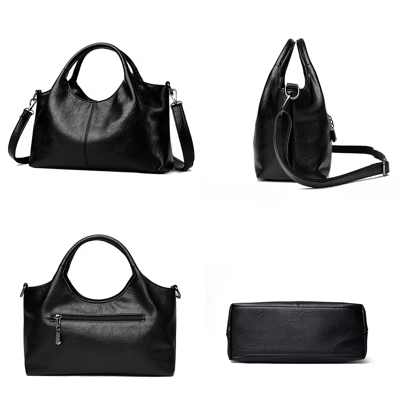Handbag Handbag High-Quality PU Wo 's Hand Carry Simple Casual Handbag Banquet Shopping Travel Handbag