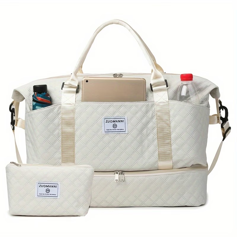 New Travel Bag with Large Capacity, Lightweight Gym Bag, Hospital Stay And Maternity Bag, Storage Bag with Multiple Pockets, Tote Bag with a Separate Shoe Compartment, Short Trip Luggage Bag
