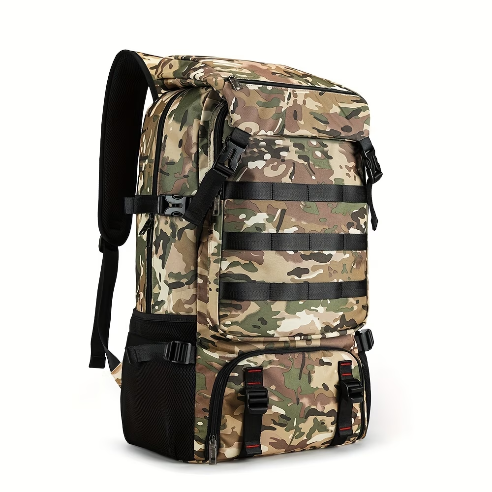 New 70-Liter Large Capacity Vacation Travel Backpack for Men'S Leisure Outdoor Hiking And Mountaineering, Sports Camping Backpack for Business Travel, Lightweight And Multi Functional Backpack for Women'S 15.3-Inch Laptop Backpack