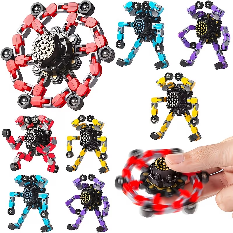 12pcs of Deformed Finger-Top Spinning Toys, Gift Package | Ideal Choice for Birthday, Graduation Ceremony, Christmas And Party Gifts for Teenagers And, Halloween Gift Prizes