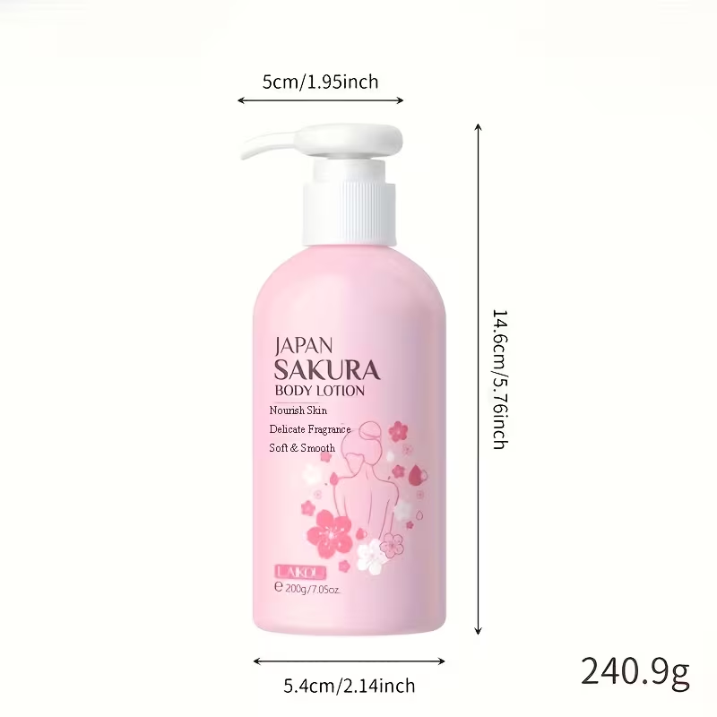 Cherry Blossom Body Cream, a Hydrating Lotion Perfect for Everyday Skincare, Ideal for Holiday Presents And a Wonderful Gift Option for New Year And Valentine'S Day