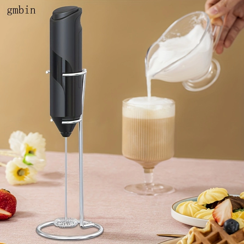 Handheld electric blenders, whisks, milk frothers, coffee, latte, and cappuccino frothers, matcha and beverage blenders, and kitchen gadgets.