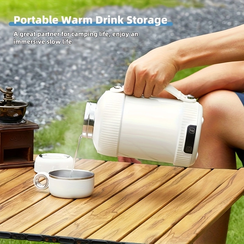 New large-capacity electric kettle, insulated water bottle, portable travel mug