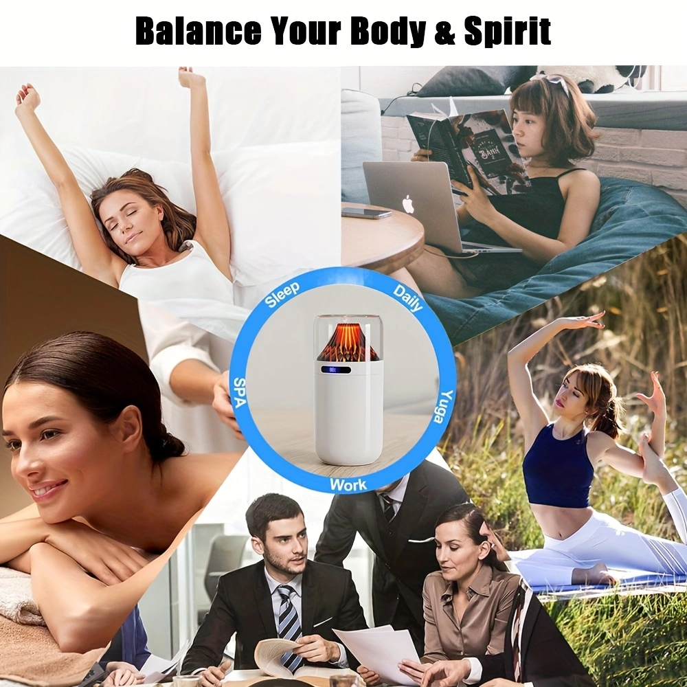 Cute Mini Humidifier with Colorful Ambient Light, USB Powered Small Mist Humidifier for Desk Car Bedroom