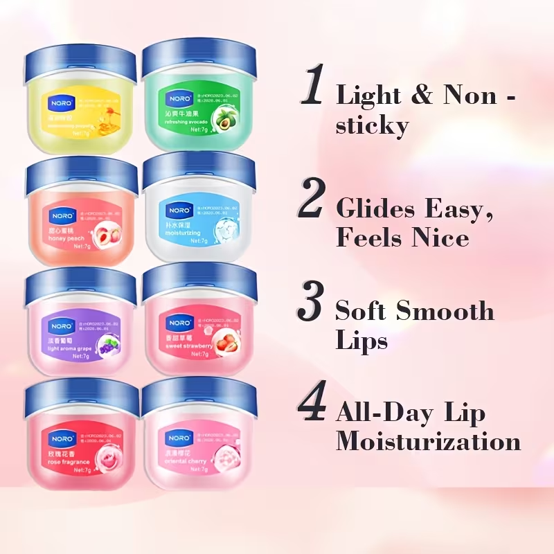 Lip Balm, Lip Gloss, Lip Primer, Fruit Flavored, Long-Lasting Moisturizing and Nourishing, Hydrating Formula, Portable, Ideal for Women, Perfect Small Gift, for Daily Use, Parties, Dates