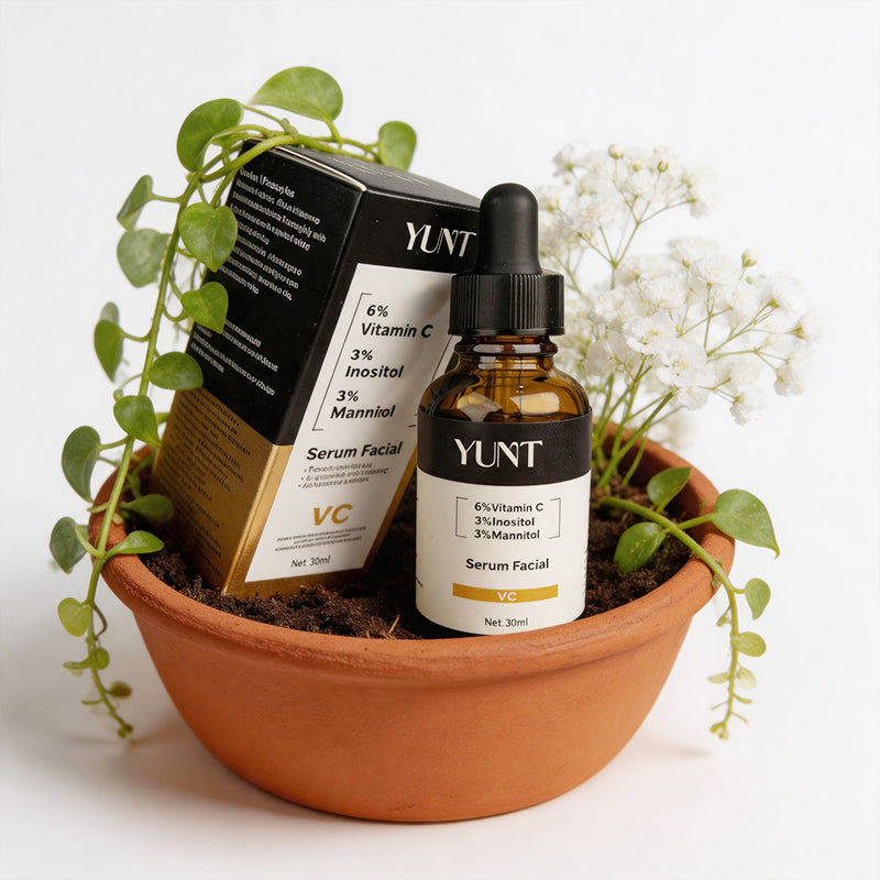 YUNT Vitamin C Facial Serum - Enriched with Retinol & Hyaluronic Acid for Deeply Hydrate & Lock in Moisture - High-end Skin Care, Suitable for All Skin Types