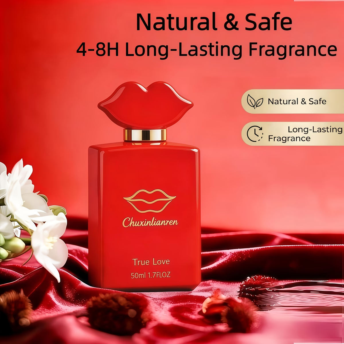 Red Door Women'S Pheromone Perfume 1.7Oz - Enduring Natural Aroma, Compact Size Fragrance for Women, Floral Scented Perfume for Valentine'S Day, Birthday Gift for Her, Attraction Enhancing Perfume