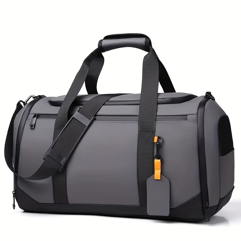 New Large Capacity Travel Tote Bag, Big Handbag, Men'S Hand-Twist Bag, Portable Overnight Luggage Bag, Unisex Sports Fitness Bag, Spacious Interior And Stylish Design, Suitable for Gym, Sports, And Outdoor Adventures - Casual Style