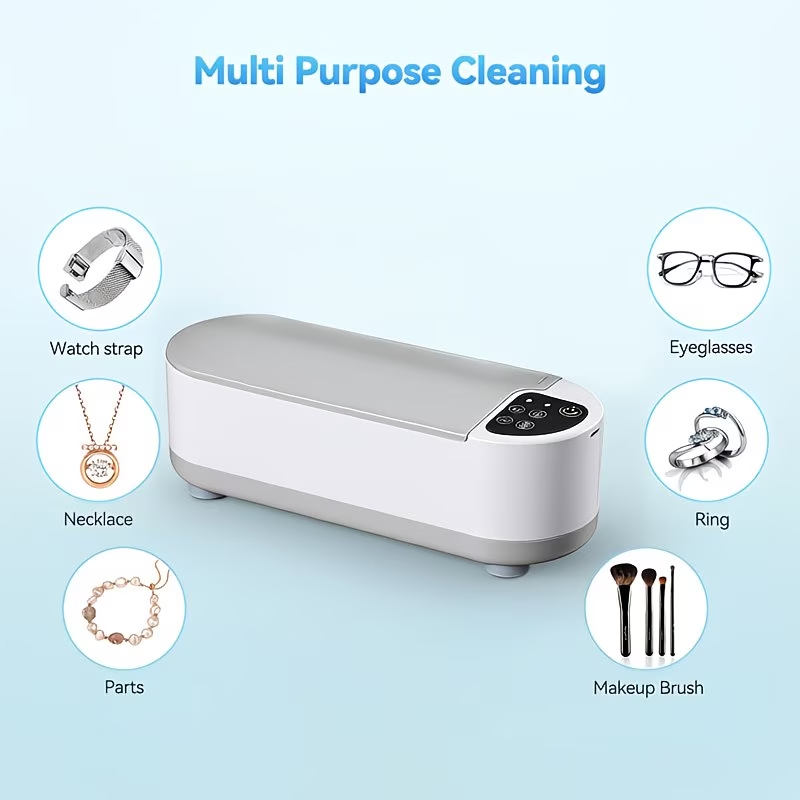 Comprehensive Cleaning, Multi-Functional Portable Rechargeable Usb-Powered High-Frequency Vibration Cleaner – Easy to Use for Home Use on Jewelry, Glasses, Watches, Etc