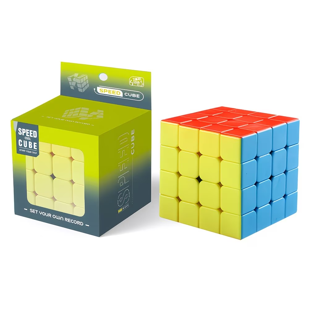 Smooth Speeding Third-Order Building Block Beginner 2X2X2 3X3X3 4X4X4 5X5X5 Solid Color Educational Toy Third-Order Second-Order Christmas Thanksgiving Gift