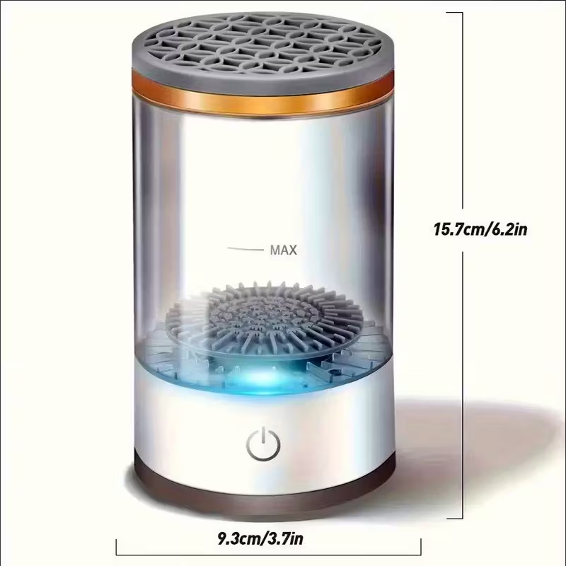 Makeup Brush Washer & Dryer with Fast Drying System, Compact Design for Home & Travel, Ideal Gift for Women & Beauty Tools Care