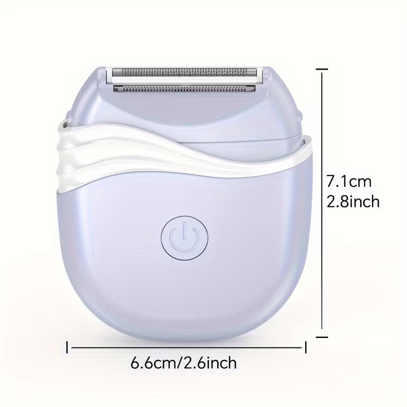 Women'S Electric Shaver, Bikini Trimmer, Leg, Underarm, Cordless Hair Removal Shaver for Face with Detachable Head, Compact Electric Shaver for Women, Father'S Day Gift