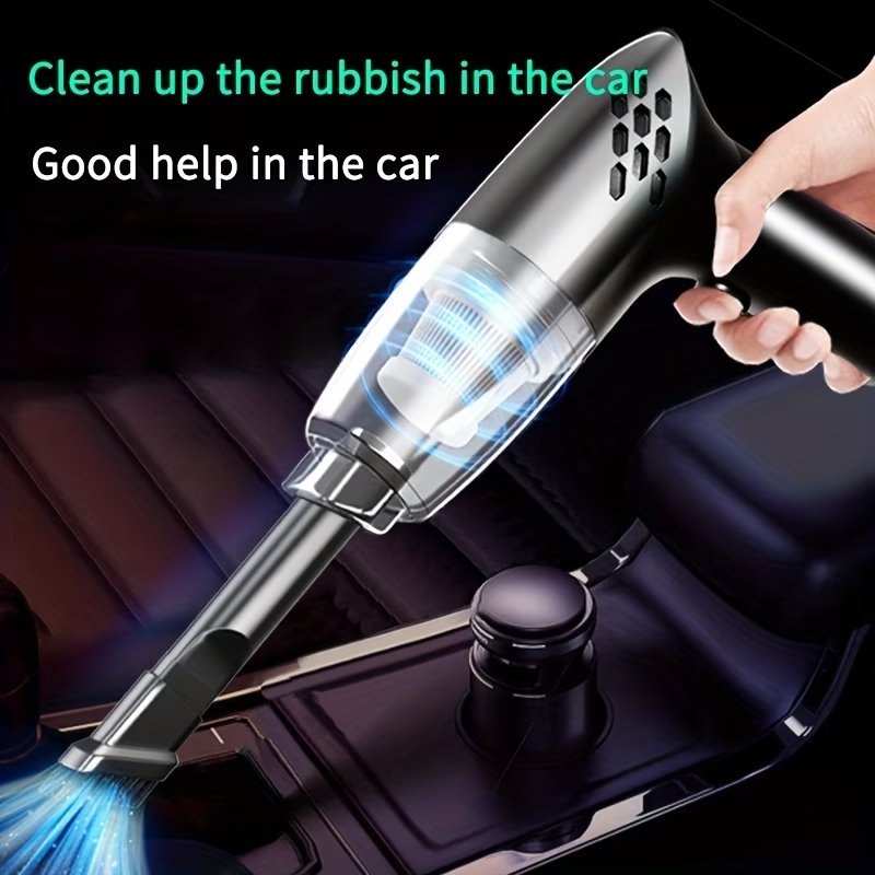 12V 5100PA Hand-held Car Vacuum Cleaner | Super Strong Suction, High-power, Portable, Mini, with Crevice and Accessory Kit,  Without Battery