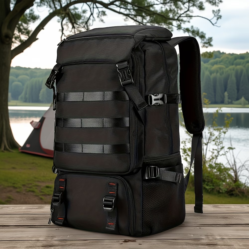 New 70-Liter Large Capacity Vacation Travel Backpack for Men'S Leisure Outdoor Hiking And Mountaineering, Sports Camping Backpack for Business Travel, Lightweight And Multi Functional Backpack for Women'S 15.3-Inch Laptop Backpack