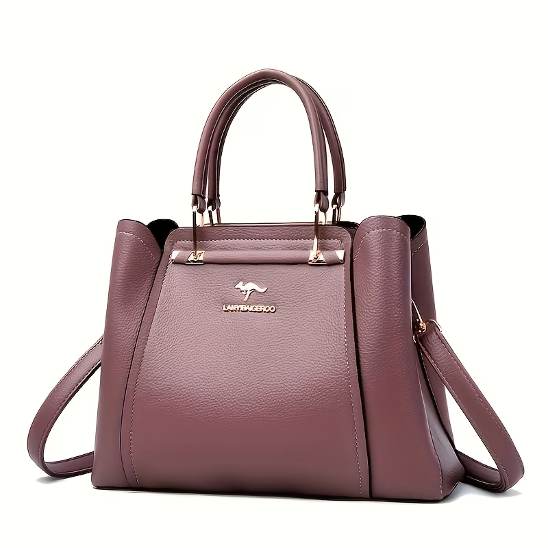 Single-Shoulder Women'S Bag 2025 New Style Tote Middle-Aged Handbag Versatile Elegant And Fashionable Mom Crossbody Bag