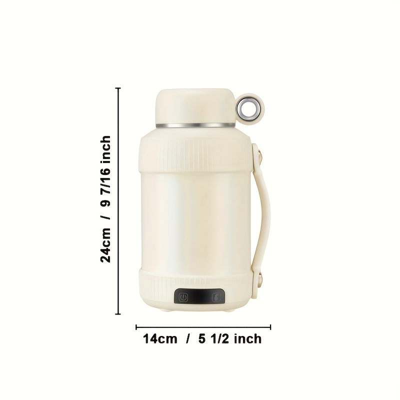 New large-capacity electric kettle, insulated water bottle, portable travel mug