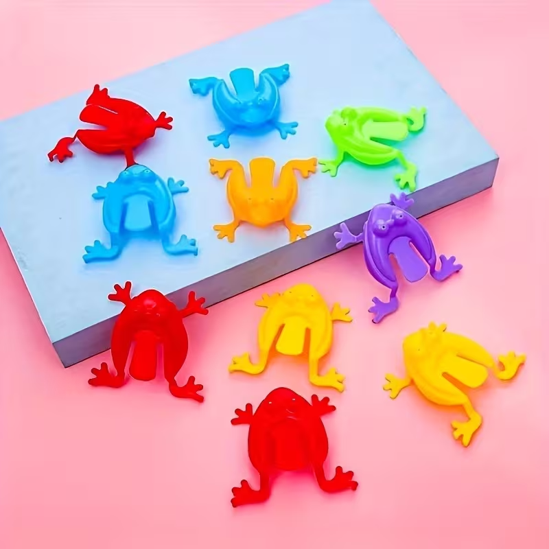 15pcs Vibrant Mini Jumping Frogs - Finger Dexterity Game, Counting & Math Skill Builder, Ideal for Birthday Party Favors & Educational Play, Other (Party Favors) for Halloween,Christmas Event & Party Supplies Halloween&Christmas for Christmas,Newyear