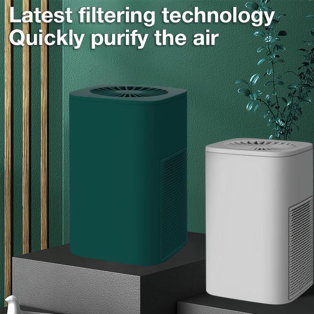 TURAOHU The 2026 Household Small Air Purifier Is Suitable for Effective Deodorization in Offices, Living Rooms, and Bedrooms, and Can Capture Smokers, Dust, Pollen, and Pet Dander
