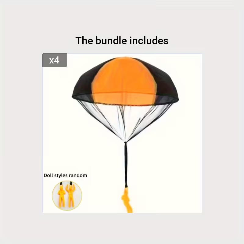 Tangle Parachute Figures Hand Throw Soliders Square Outdoor Youngsters's Flying Toys