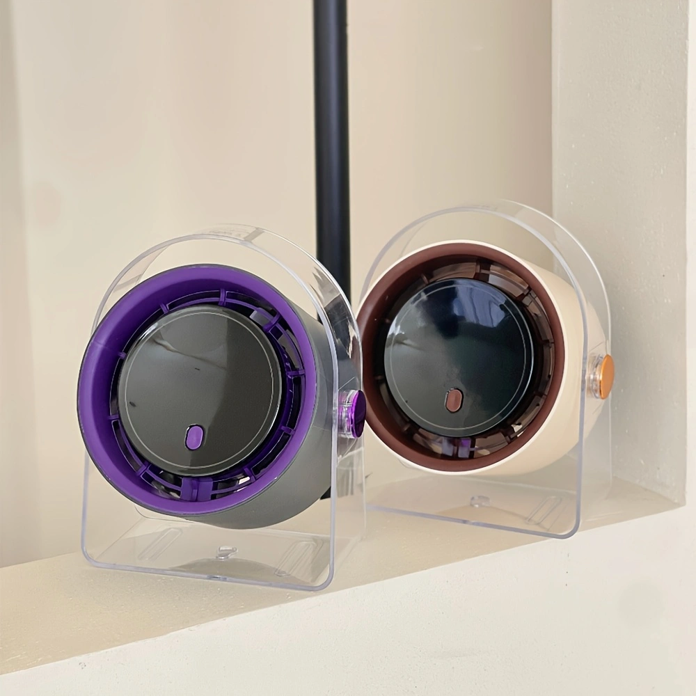 New circulating fan, turbine-style airflow, bladeless wall-mounted kitchen fan, button operation, three-speed intelligent timer, upgraded long battery life.