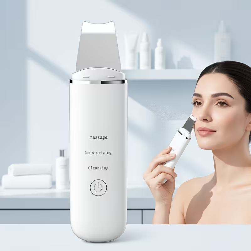 Home Use Facial Pore Cleaner Deep Cleansing Peeling Skin Scrubber Face Spatula, Skin Spatula Cleanser, Skin Spatula for Face, Facial Spatula Cleansing Electric Pore Cleanser Skin Shovel Machine