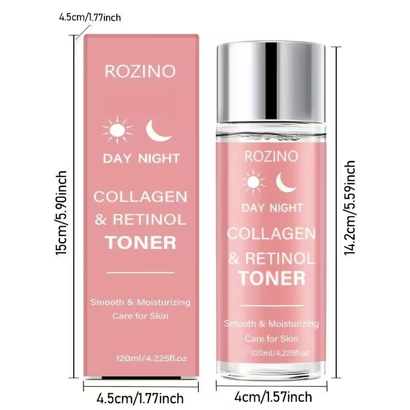 Collagen Toner Balances Skin Tone, Smooths The Skin, Instantly Tightens, And Provides an Immediate Lifting Effect, Making The Skin Appear Lighter And Brighter. It Covers, Is a Toner