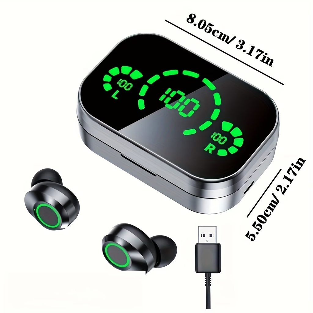 New Wireless Earbuds Headset Earphone Mini Earpiece TWS Stereo Headphone for Xiaomi for iPhone Phone Headphones Earbuds,for Valentine's Day Gift