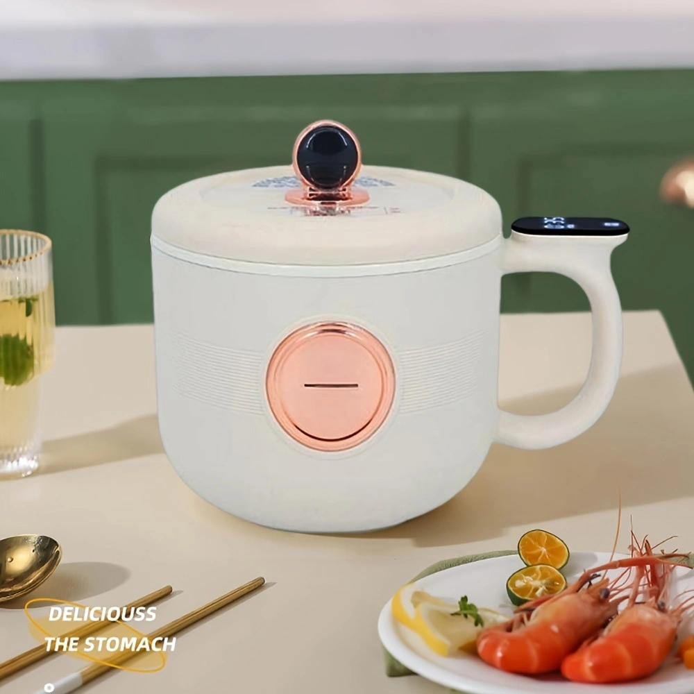 Multifunctional mini electric cooker, portable electric cooking pot, electric clay pot rice cooker for home and dormitory use