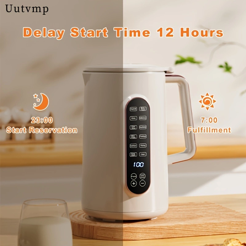 Soy milk maker, no-soak soybean automatic cleaning soy milk maker, household low-noise blender