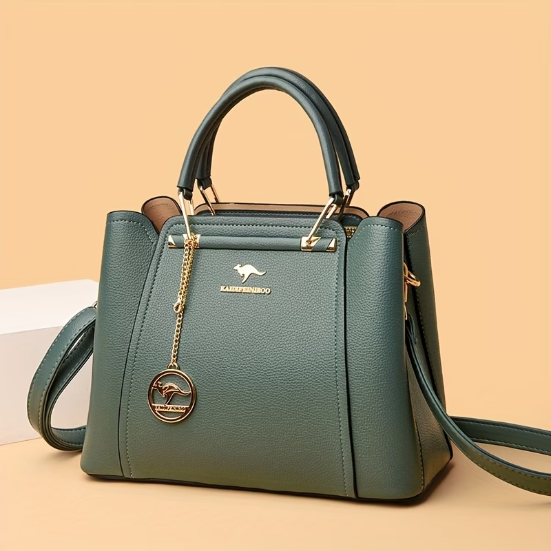 Single-Shoulder Women'S Bag 2025 New Style Tote Middle-Aged Handbag Versatile Elegant And Fashionable Mom Crossbody Bag