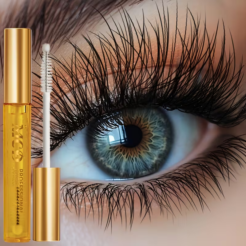 Eyelash Serum with Natural Components • Long And Curled Lashes • Gel Mascara Cream for Eye Makeup