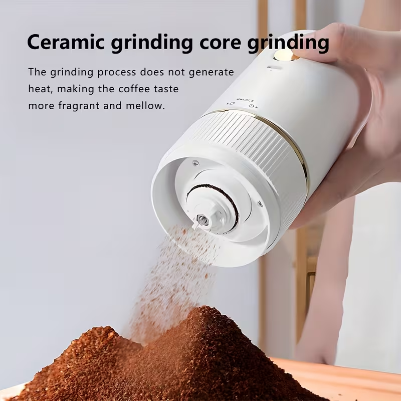 Handheld Portable Rechargeable Coffee Bean Grinder