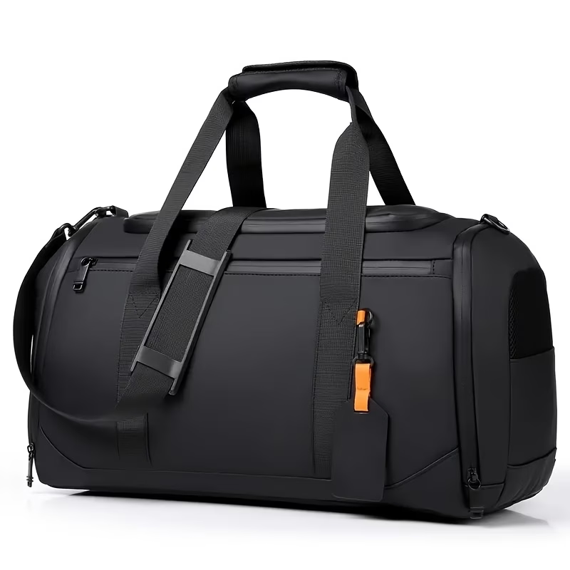 New Large Capacity Travel Tote Bag, Big Handbag, Men'S Hand-Twist Bag, Portable Overnight Luggage Bag, Unisex Sports Fitness Bag, Spacious Interior And Stylish Design, Suitable for Gym, Sports, And Outdoor Adventures - Casual Style
