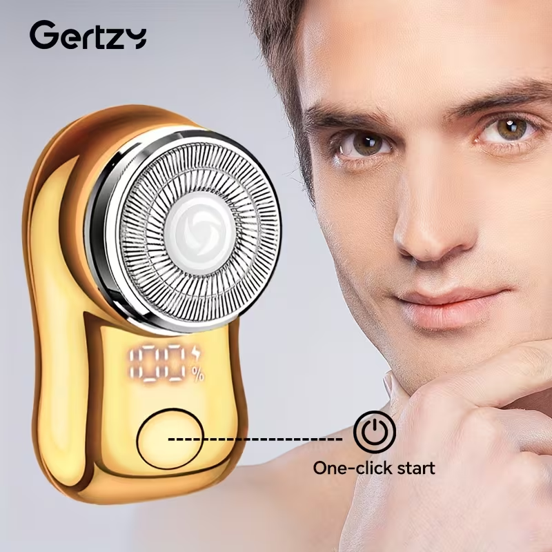 Mini Portable Electric Shaver, Electric Beard Shaver for Men, Razor for Men, Mini Shaver, Portable Shaver, USB Rechargeable Shaver for Home, Office, Car, Business Travel, Father's Day Gift.