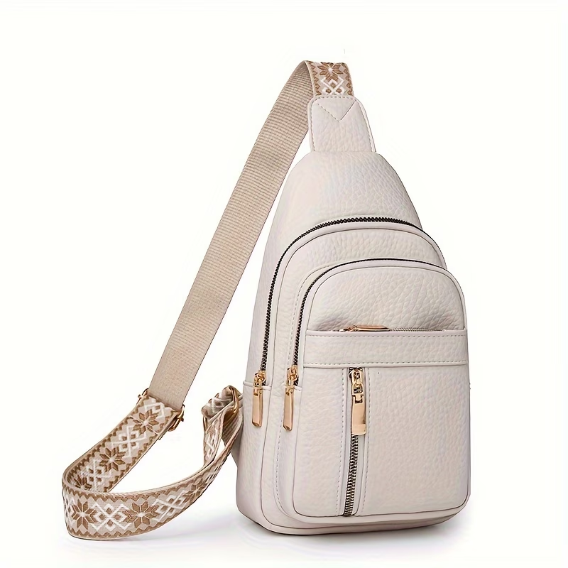 Women'S Vintage Versatile PU Crossbody Bag, Casual And Stylish with Multiple Pockets And Large Capacity Shoulder Bag