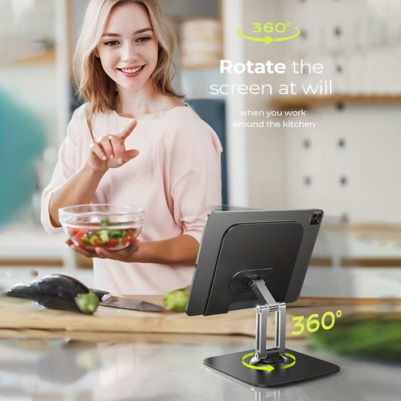 Brand New Tablet Stand, Rotating Holder, Compatible with Ipads And Phones, Multifunctional And Adjustable