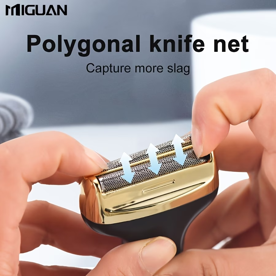 3-In-1 Professional Hair Grooming Kit for Men: Trim, Shave, And Style with A Cordless Electric Razor!