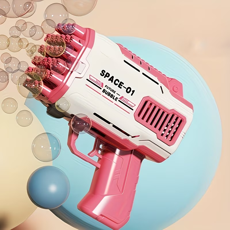 Boys And Girls Handheld Bubble Machine Outdoor Sports Play Blowing Bubbles Toy, Without Bubble Liquid, Without Battery, Holiday Gift