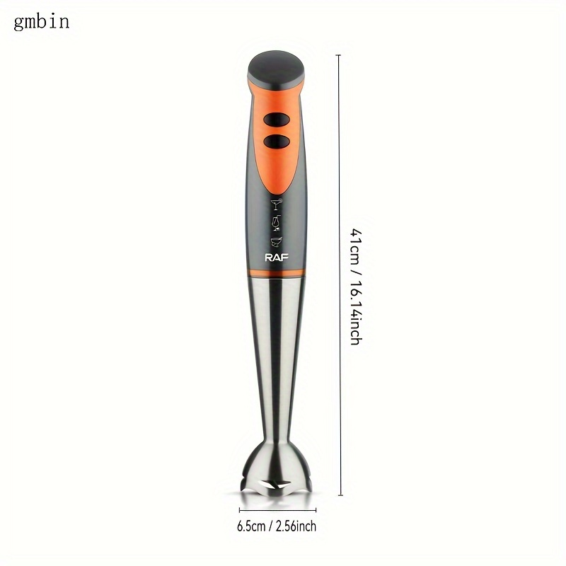 Stainless steel immersion mixer