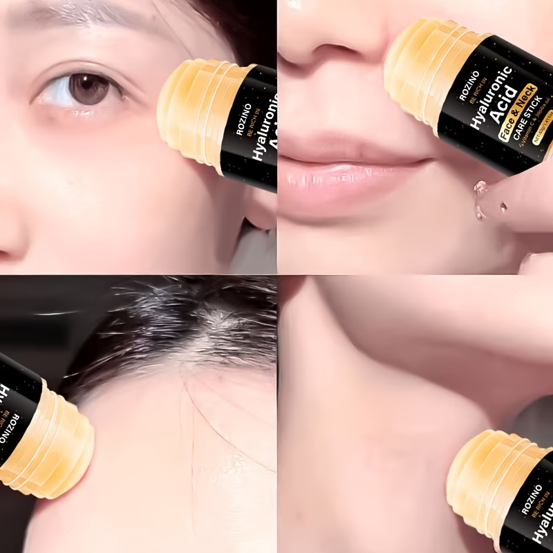 5s Moisturizing, 1.411oz Hyaluronic Acid Facial and Neck Care Stick, Deep Moisturizing, Brighten Skin, 0 Stickiness, Make the Skin Appear Lighter, Create a More Even-looking Light Beige, Convenient, Face, Neck, Hands, Feet, Summer, Men, Women, Gifts