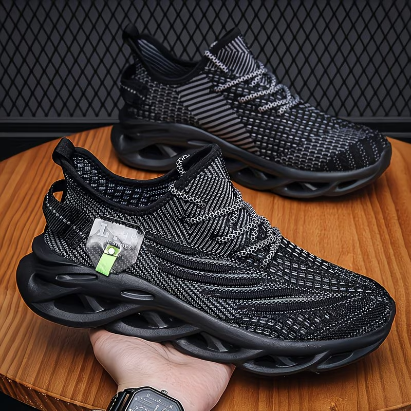 Men'S Lightweight And Stylish Plus-Size Casual Sports Shoes with Elastic Soles