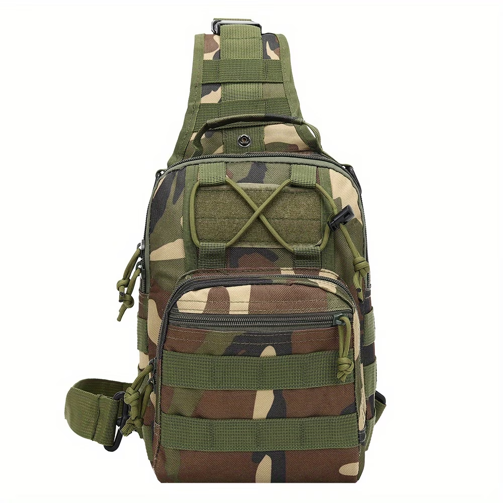 Outdoor Sports Men's Chest Bag, Crossbody/Handheld Multi-functional Tactical Small Chest Bag, Unisex